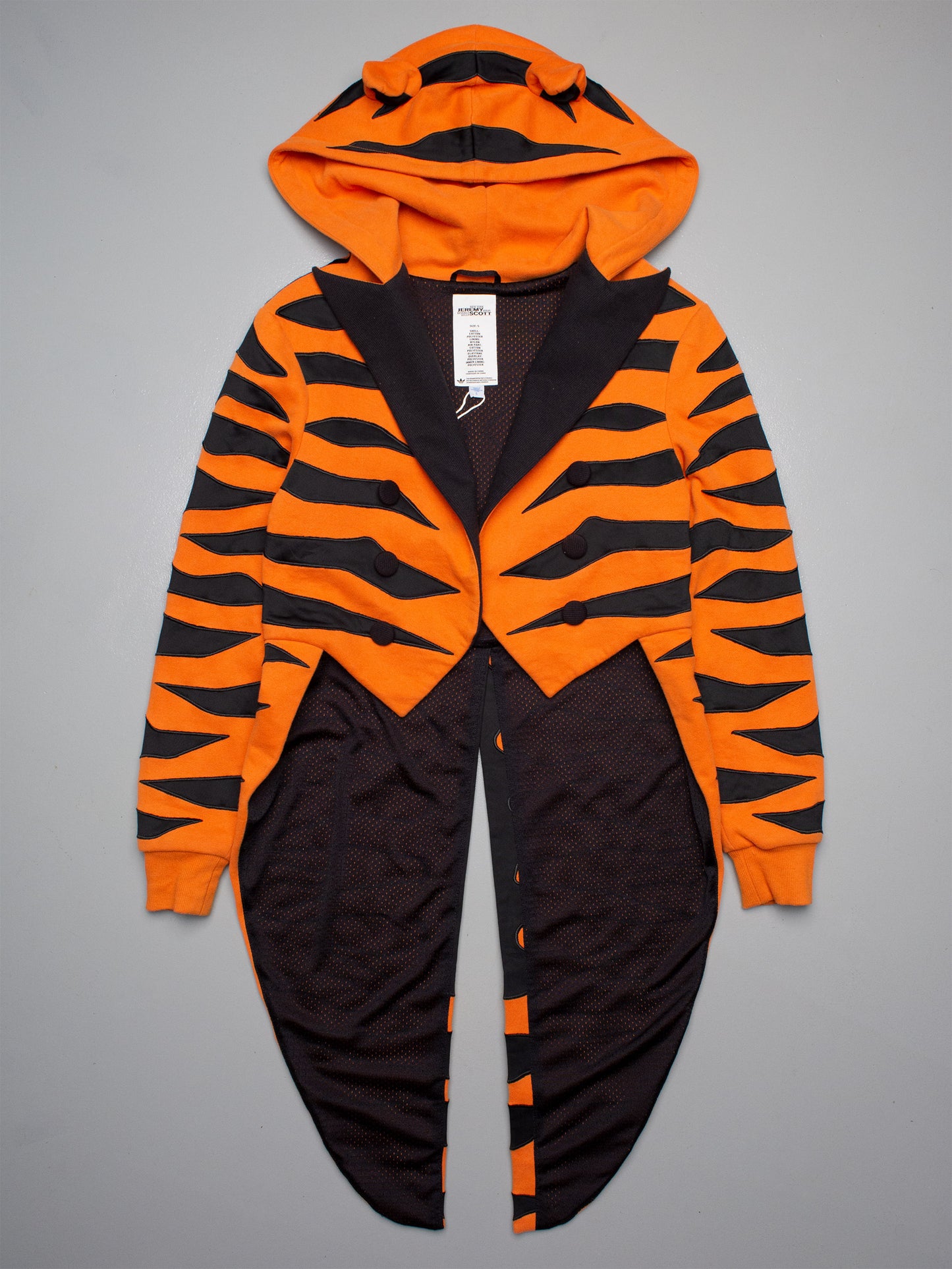 adidas Originals by Jeremy Scott A/W 2011 Tuxedo Jacket Tiger - unisex size S