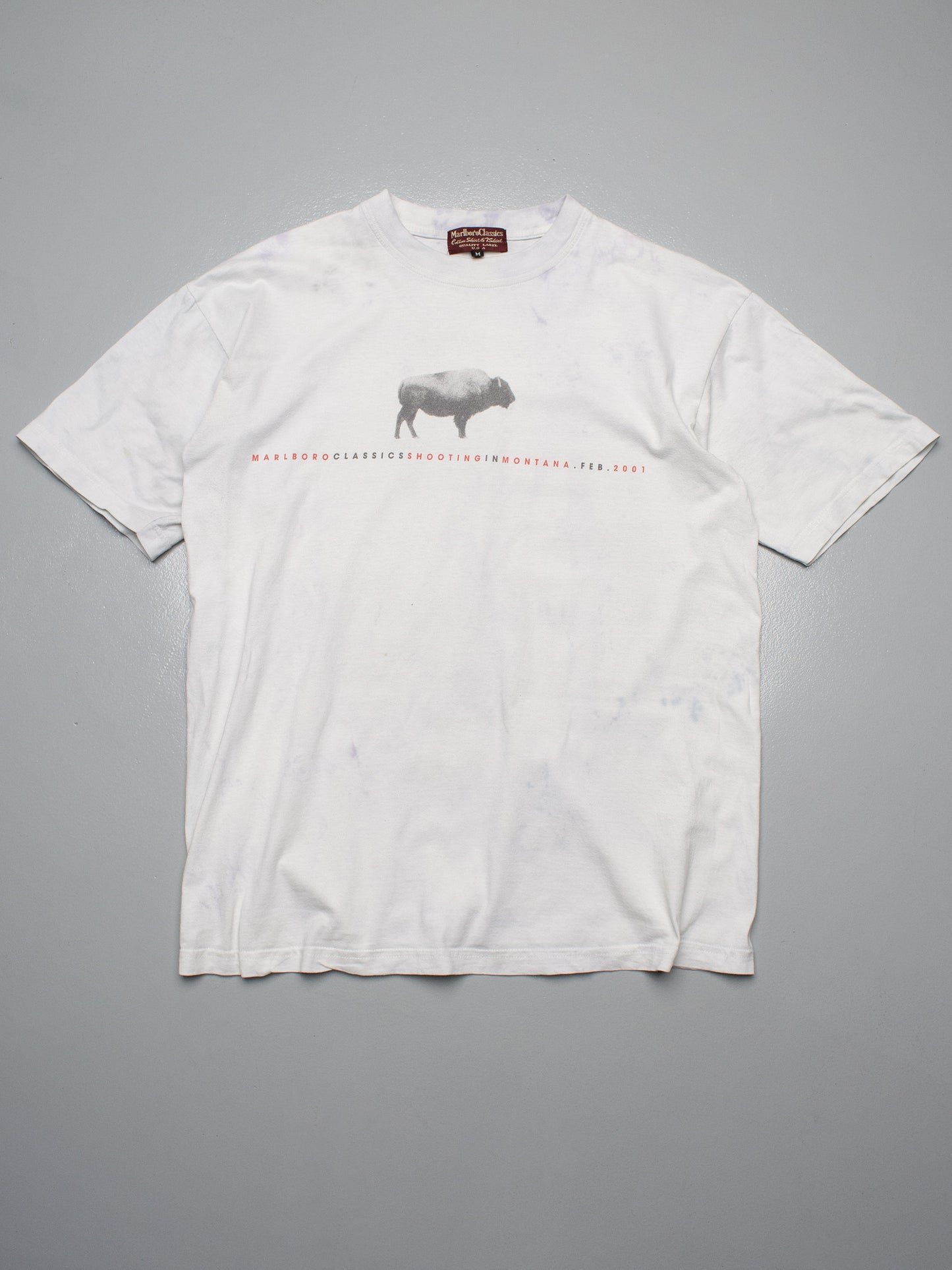 2001 Marlboro Classics Shooting in Montana tie-dye t-shirt