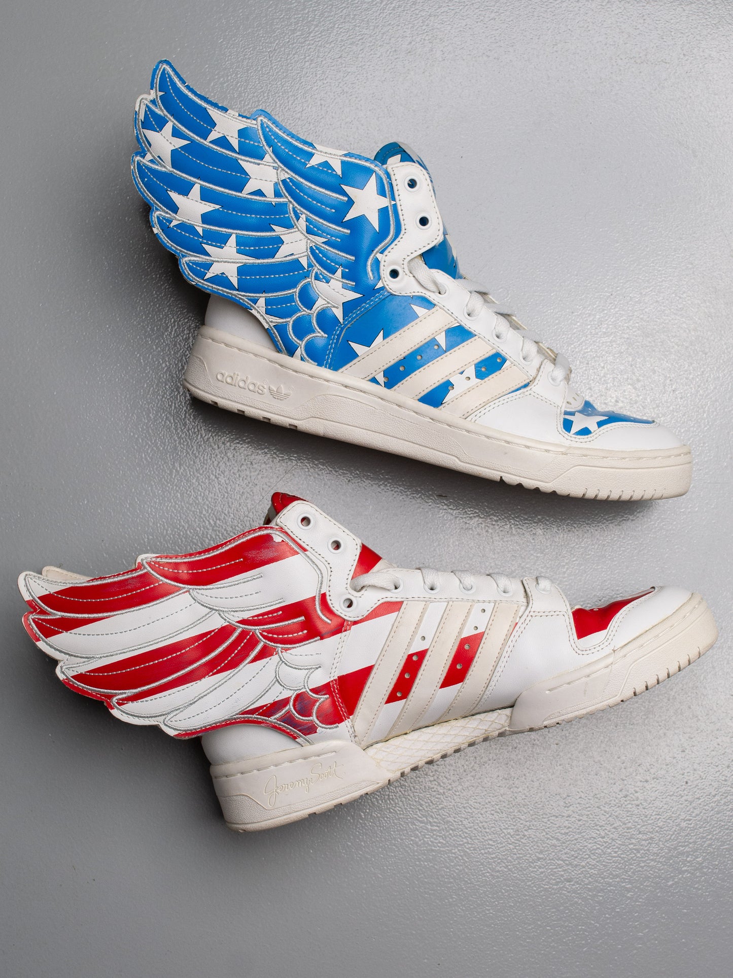 adidas Originals by Jeremy Scott S/S 2012 JS Wings 2.0 "Stars & Stripes" - size 41 1/3