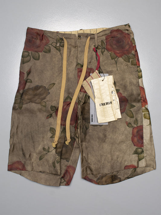 UMA WANG S/S 2023 floral print Pallor Pants - men's size M