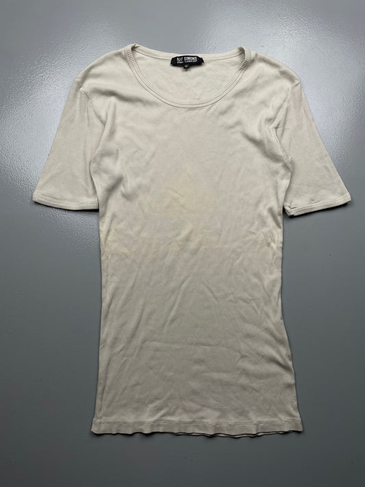 Raf Simons S/S 2004 ribbed t-shirt - size 50