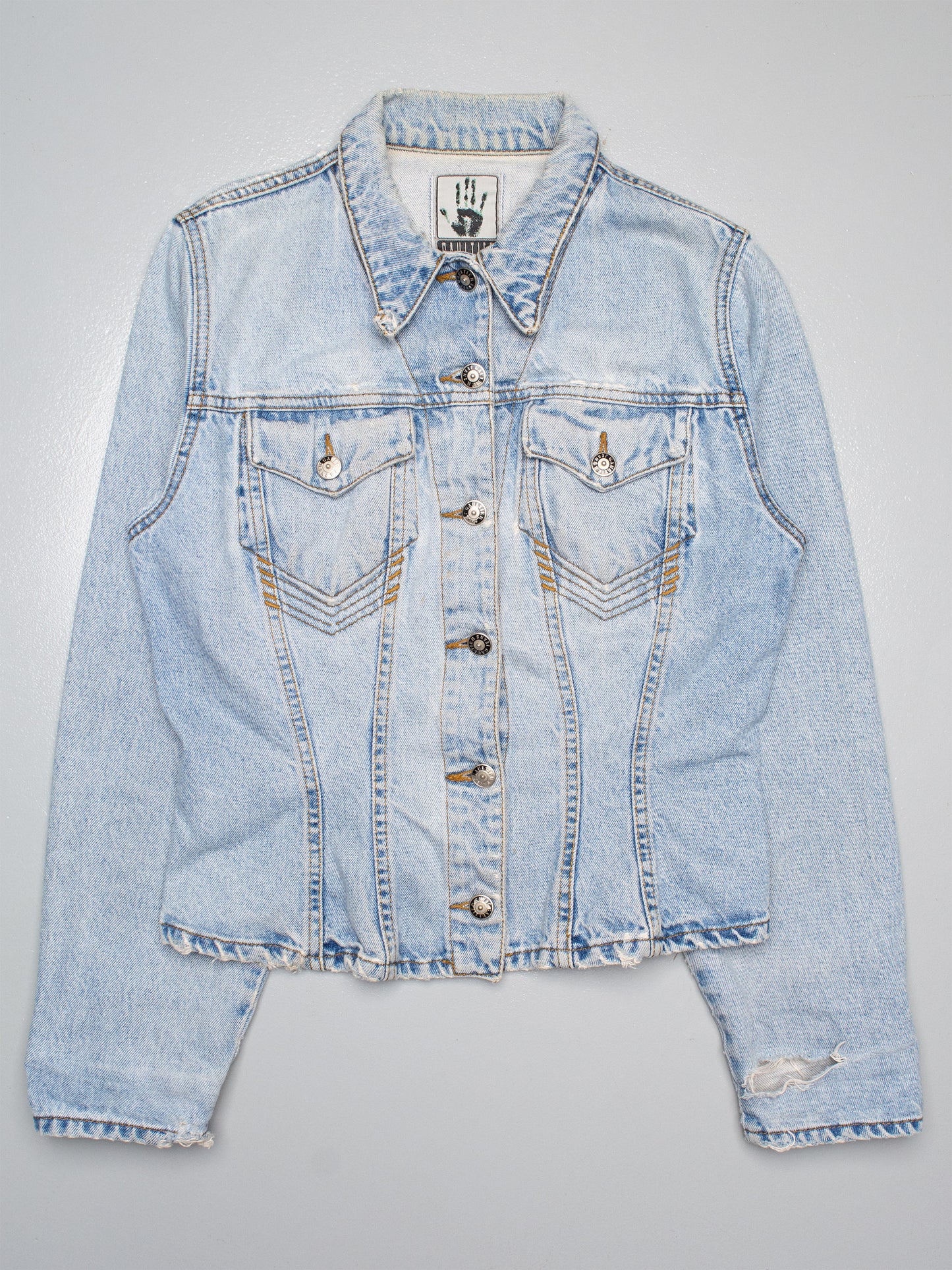 vintage Gaultier Jean's women's denim jacket - size 40