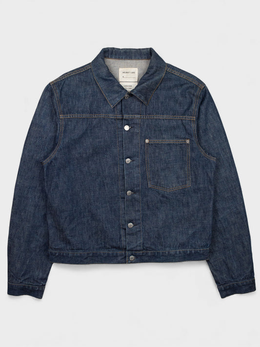 Helmut Lang 2000s Classic 1 Pocket denim jacket