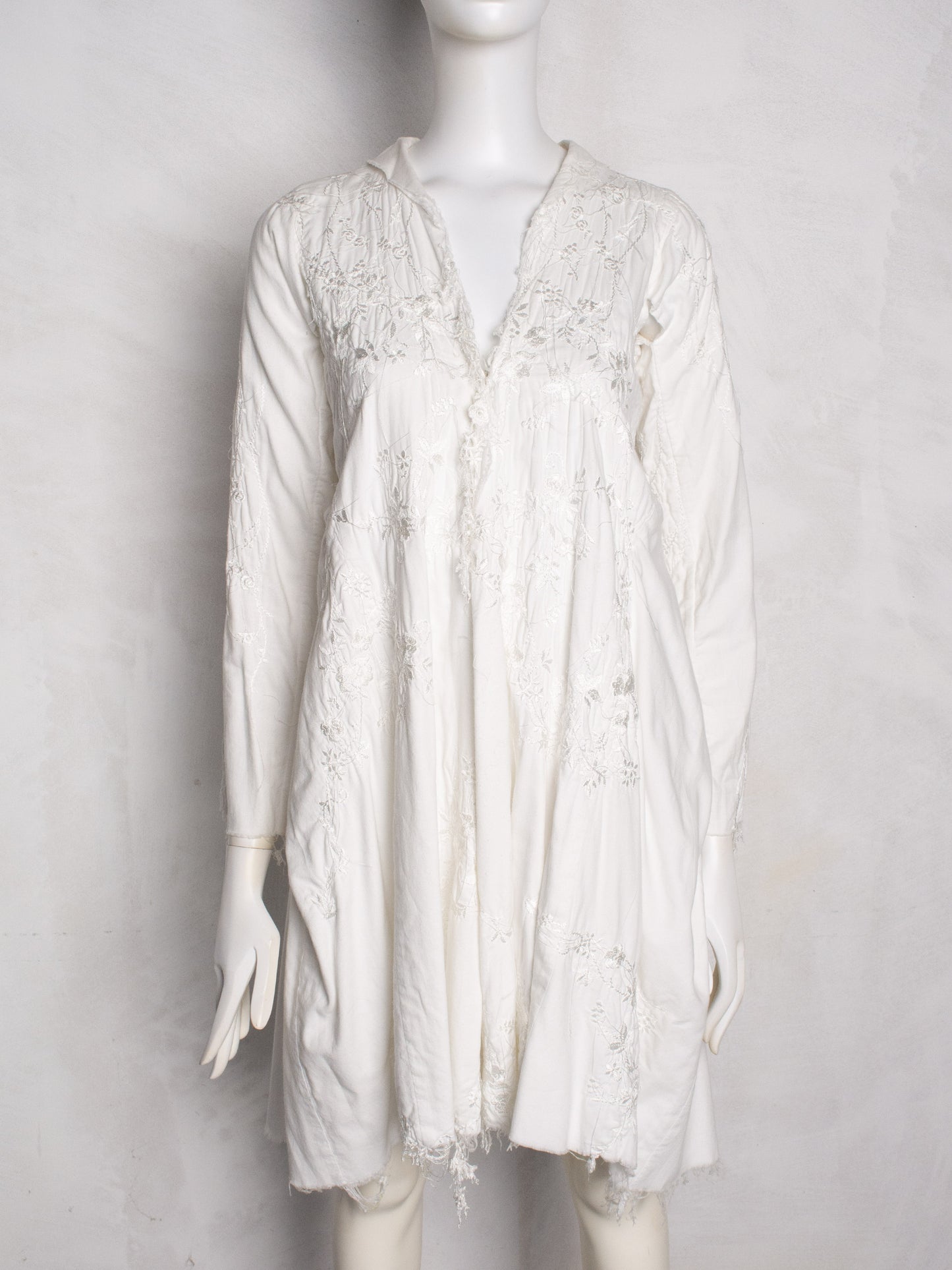 Junya Watanabe S/S 2005 embroidered oversized dress - size M
