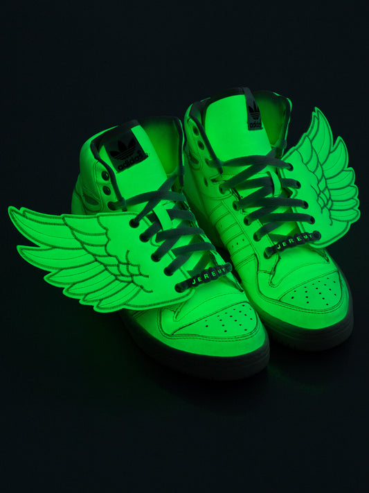 adidas Originals by Jeremy Scott S/S 2011 JS Wings Glow In The Dark - size 38