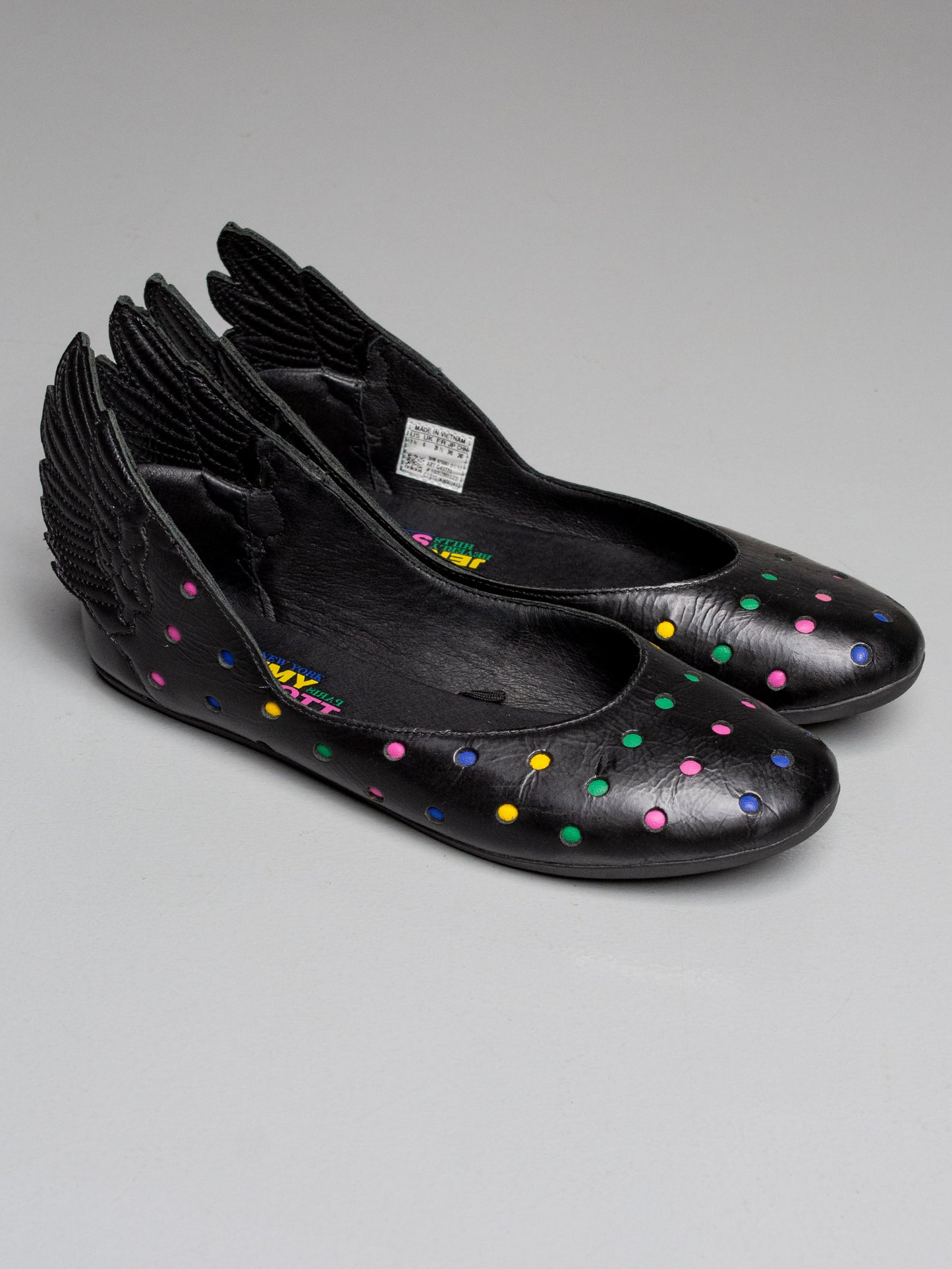 adidas Originals by Jeremy Scott S/S 2011 JS Wings Ballerina Polka Dot - size 39 1/3