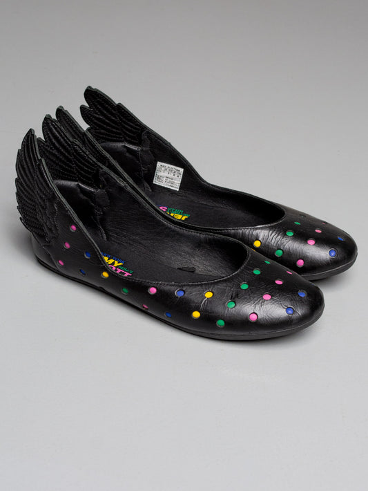 adidas Originals by Jeremy Scott S/S 2011 JS Wings Ballerina Polka Dot - size 39 1/3