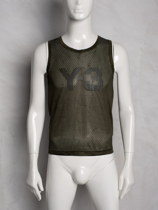 Y-3 S/S 2003 men's tank top (green)