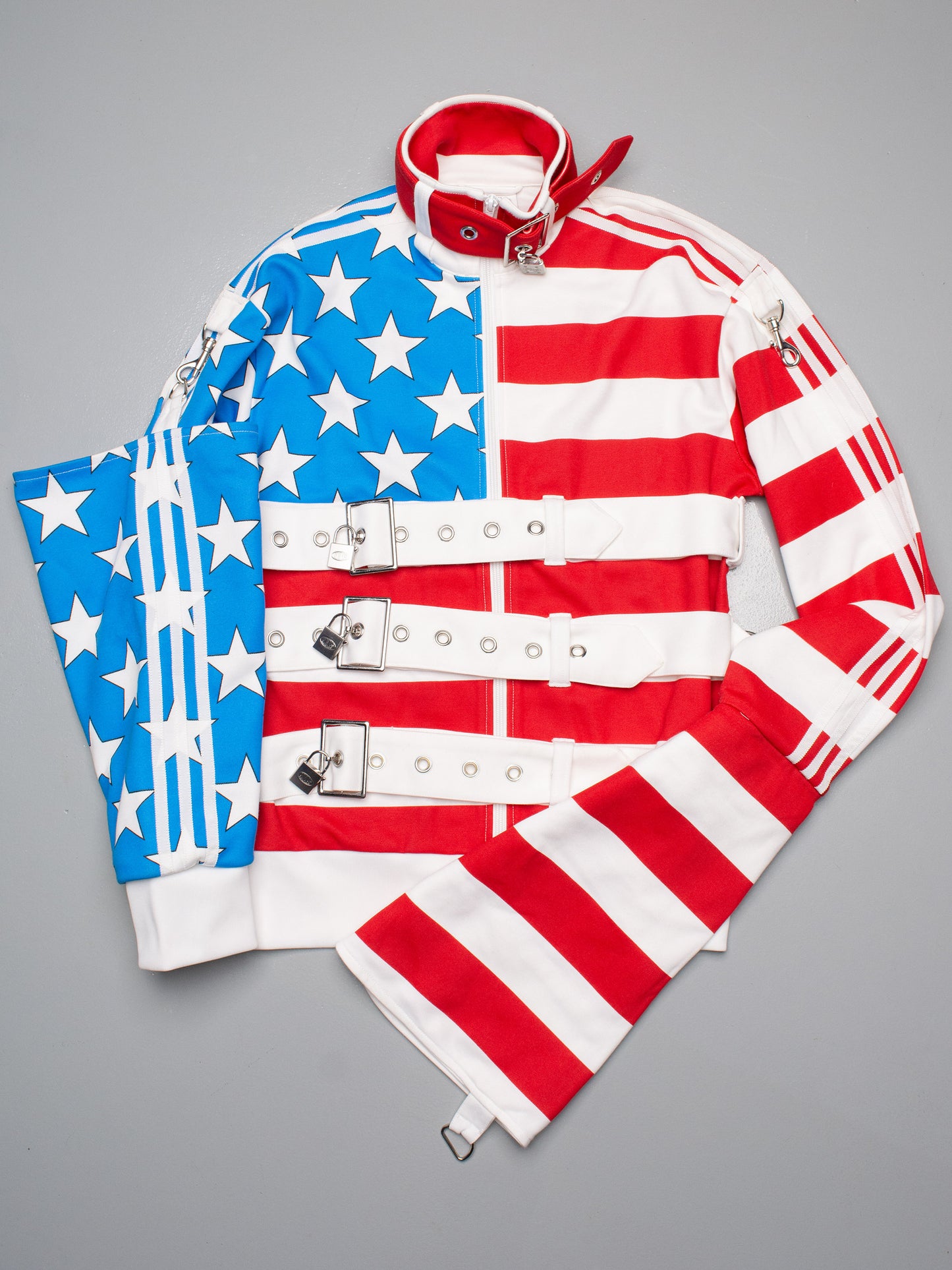 adidas Originals by Jeremy Scott - S/S 2012 - JS Stars & Stripes Track Top - men's size S