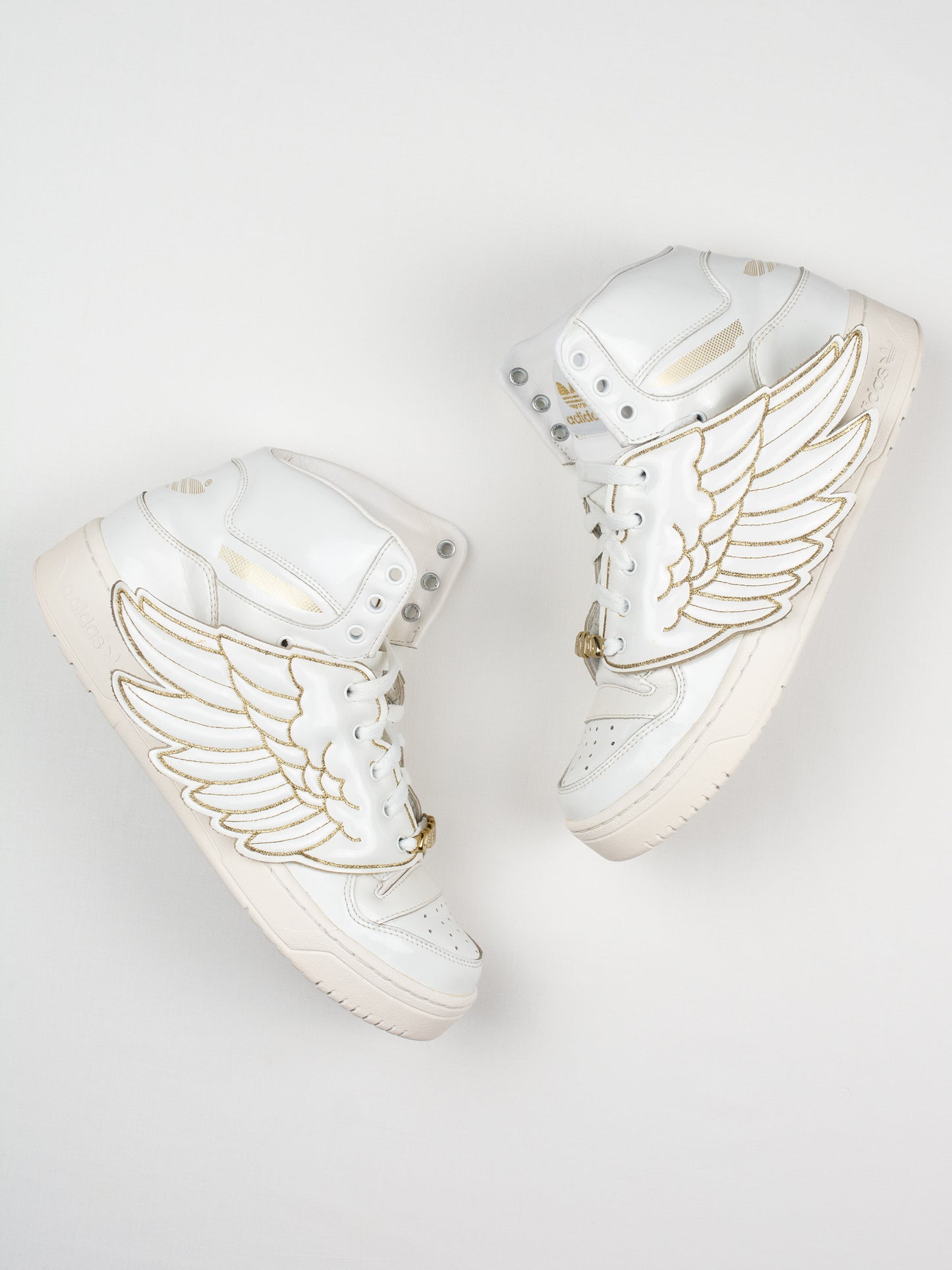 adidas Originals by Jeremy Scott - S/S 2010 - JS Wings (White/Gold) - size 42