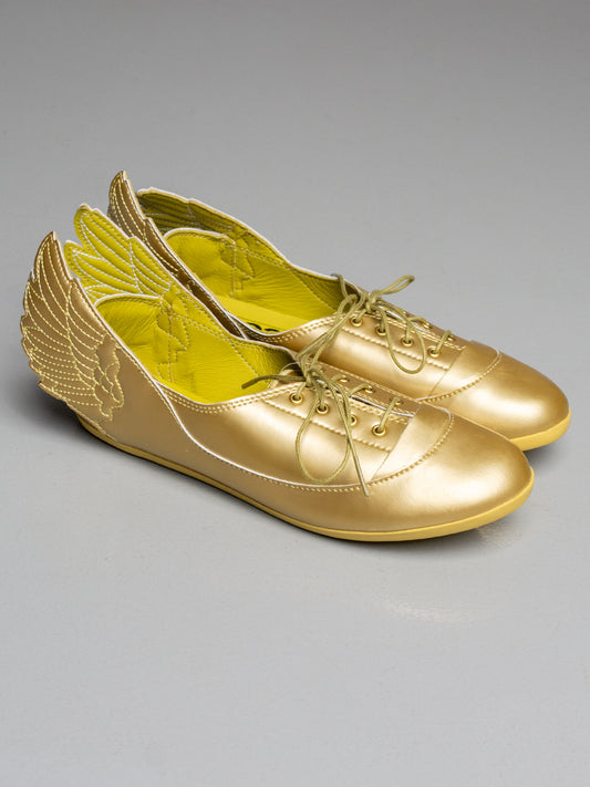 adidas Originals by Jeremy Scott S/S 2014 JS Wings Easy Five Gold - size 38