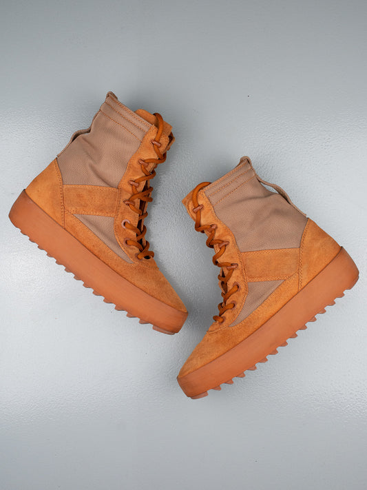 YEEZY Season 3 women's Burnt Sienna military boots - size 38