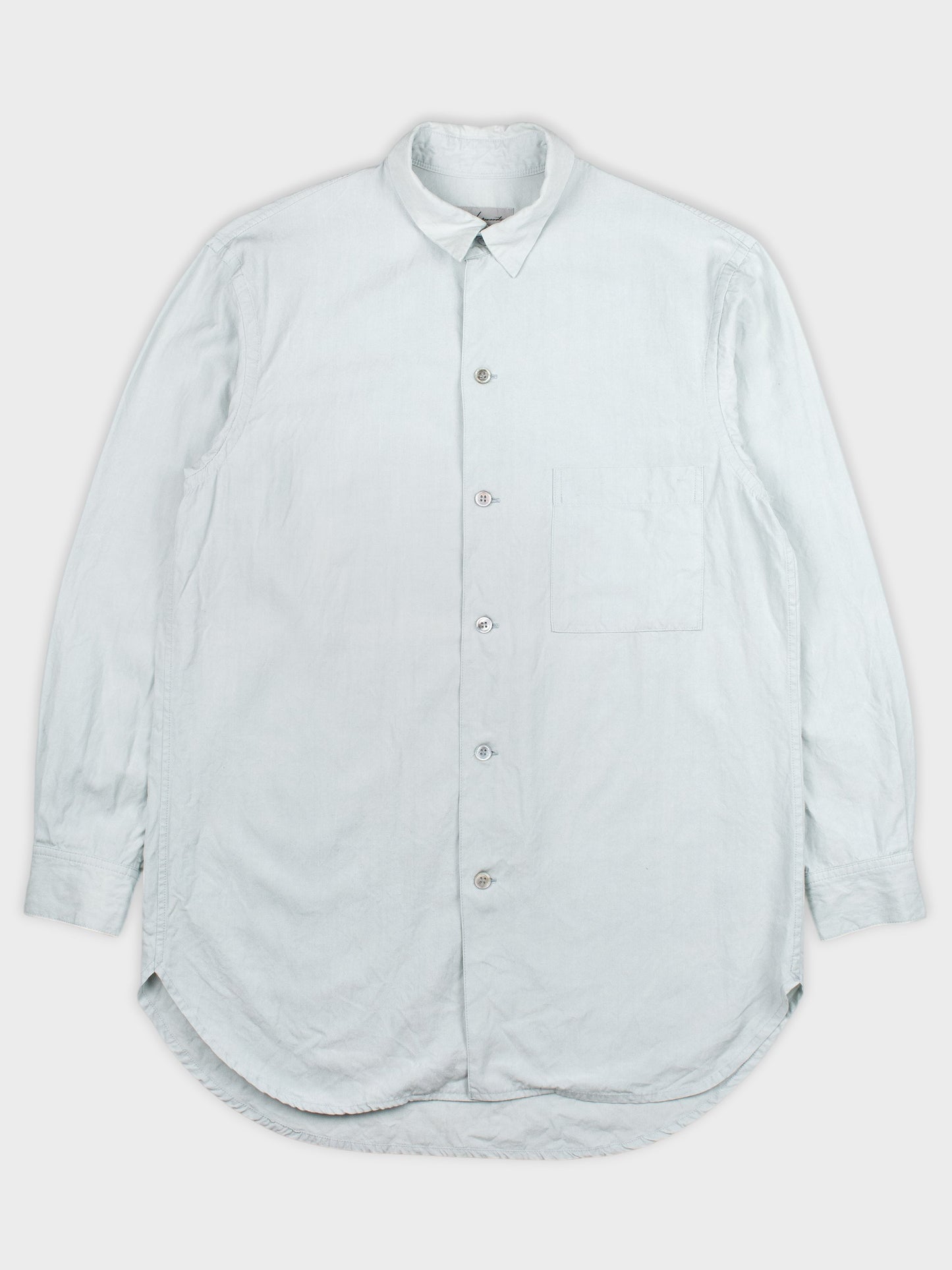 Yohji Yamamoto - (late 80's / early 90's) - rayon button-up shirt