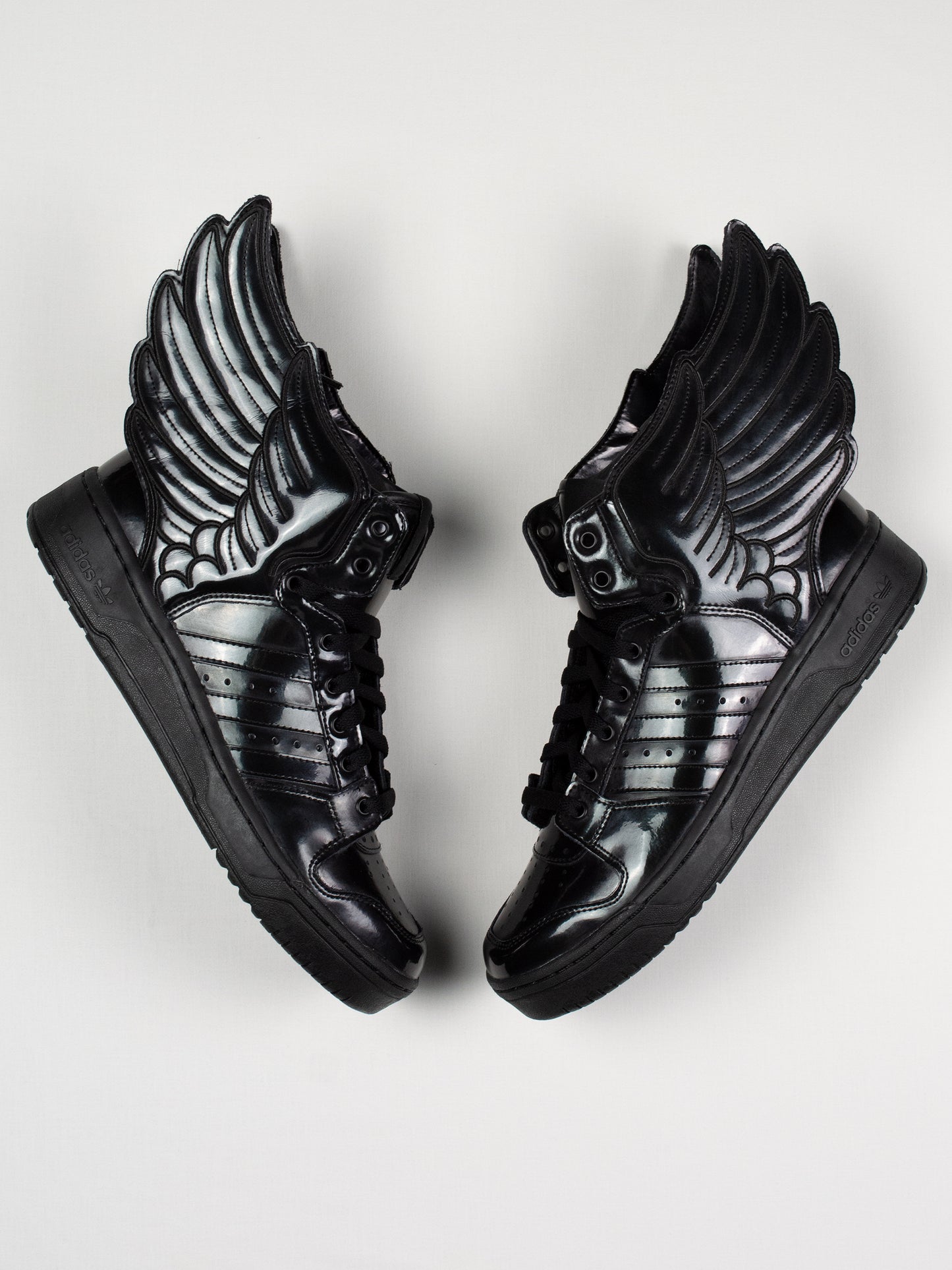 adidas Originals by Jeremy Scott - S/S 2013 - JS Wings 2.0 "Patent Black" - size 43 1/3