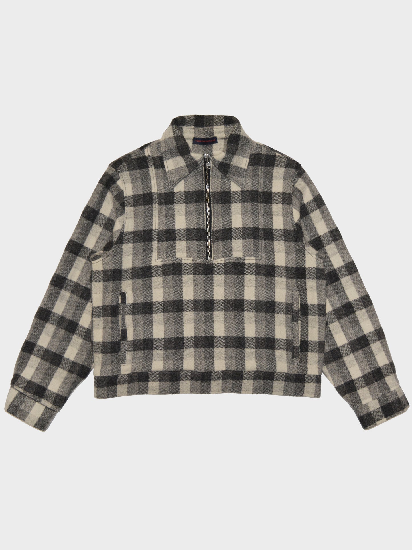 Gosha Rubchinskiy - A/W 2015 - half zip wool jacket - size S
