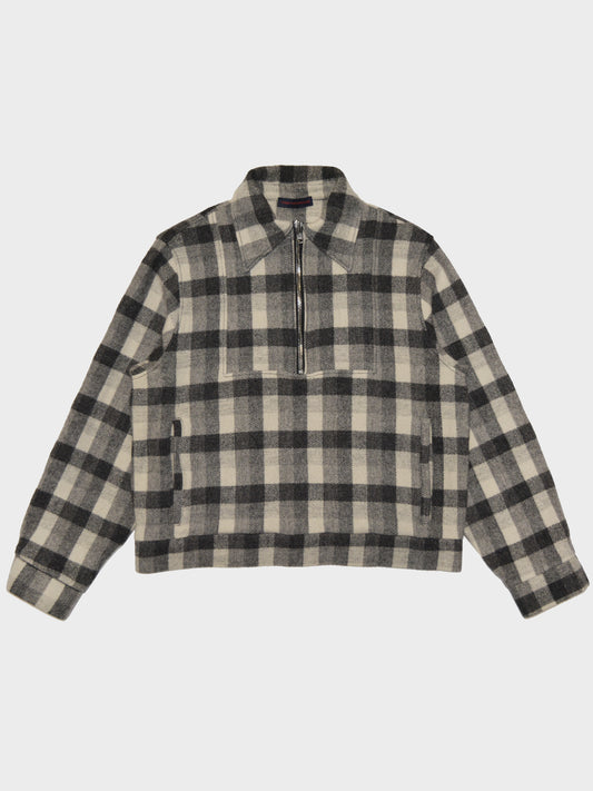 Gosha Rubchinskiy - A/W 2015 - half zip wool jacket - size S