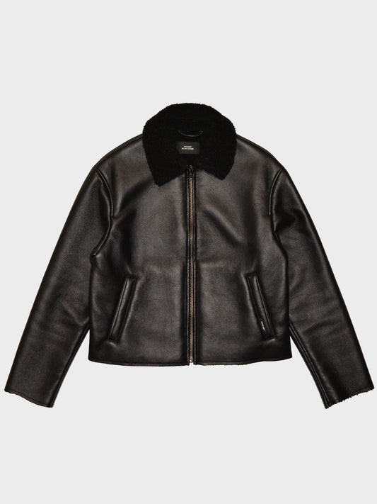 PACCBET - Rassvet 7 (2020) - faux leather shearling jacket - size S