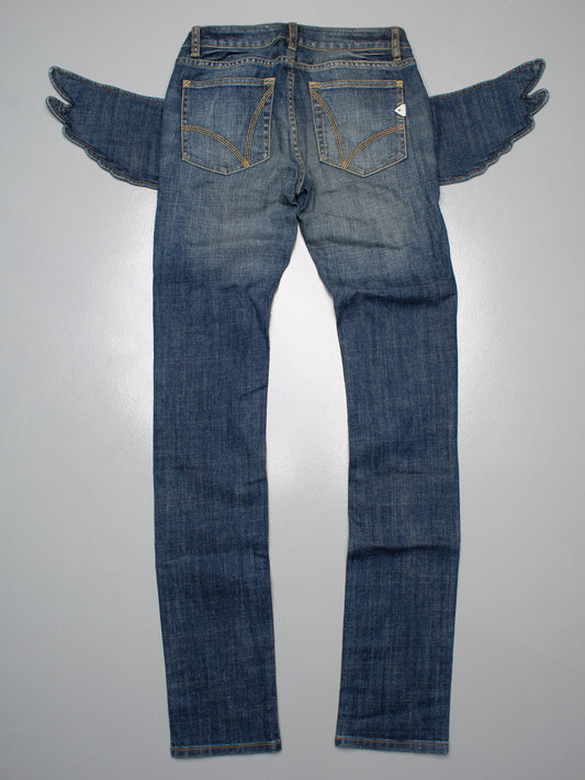 adidas Originals by Jeremy Scott A/W 2011 Wings Cupie JS skinny jeans - size 26