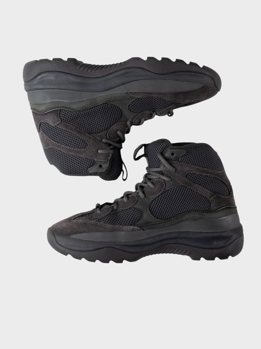 YEEZY Season 6 (2018) - Thick Suede, Mesh and Nubuck Desert Boot (Graphite) - size 45