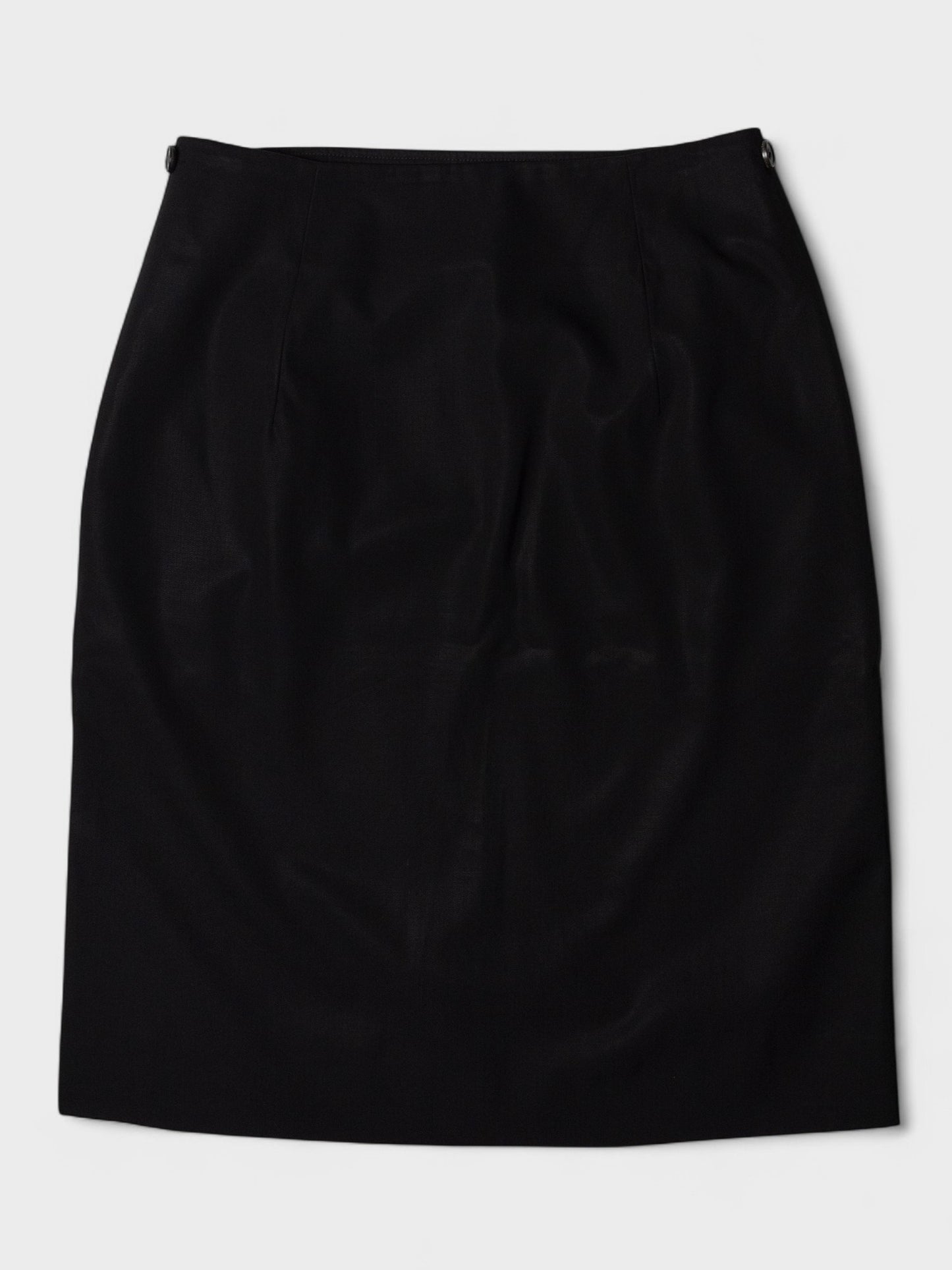 Yohji Yamamoto - (late 80's / early 90's) - wool skirt with side buttons - size M