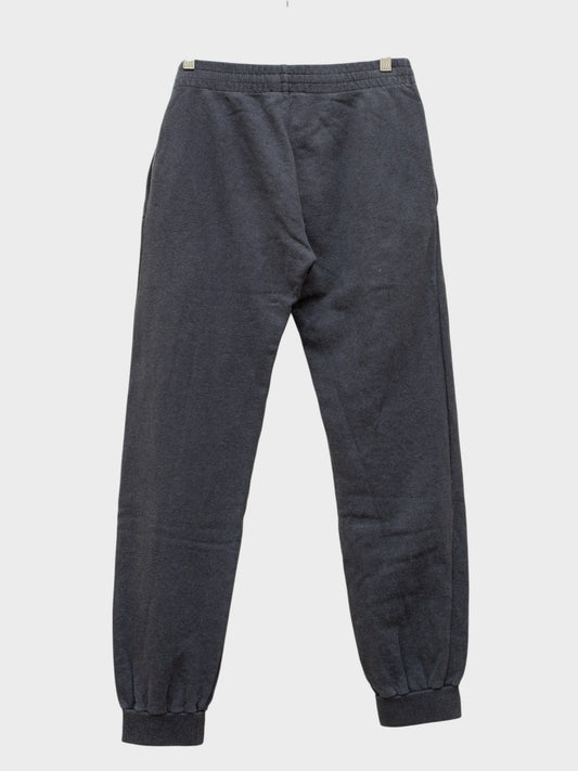 Gosha Rubchinskiy - A/W 2017 - reflective logo sweatpants (dark grey) - size S