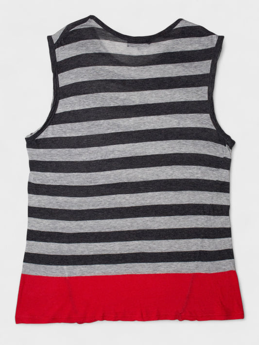 Y's - striped tank top - women's size 3