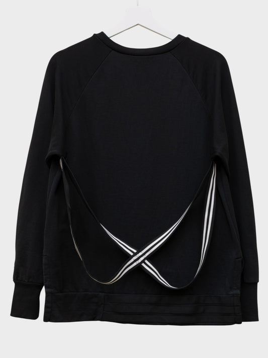 Y-3 - A/W 2015 - crewneck with back straps - women's size S