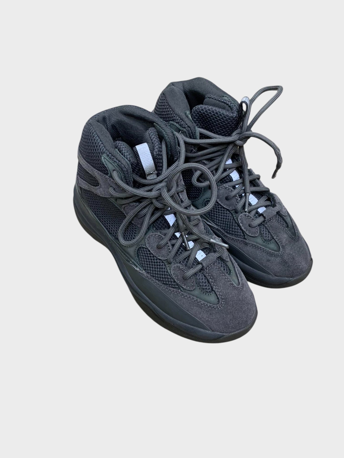 YEEZY Season 6 (2018) - Thick Suede, Mesh and Nubuck Desert Boot (Graphite) - size 40