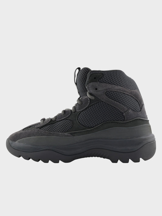 YEEZY Season 6 (2018) - Thick Suede, Mesh and Nubuck Desert Boot (Graphite) - size 41