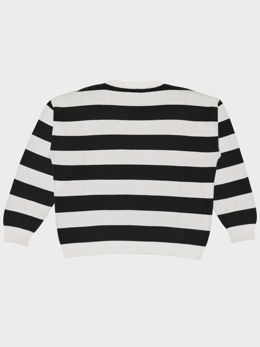 Gosha Rubchinskiy - S/S 2017 - "Russian Renaissance" striped cotton sweater - size L