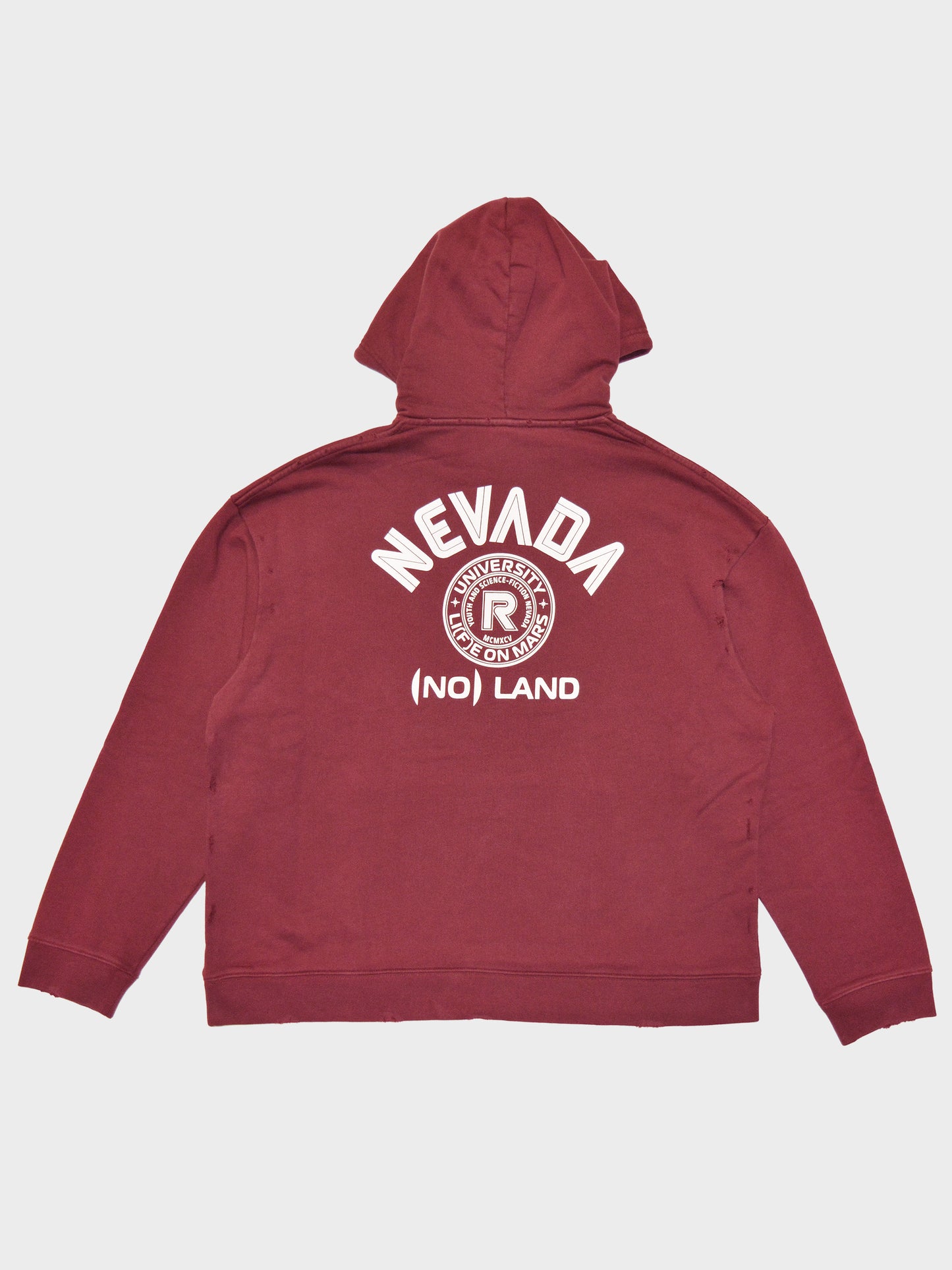 Raf Simons - A/W 2020 - "Nevada" distressed hoodie - size M