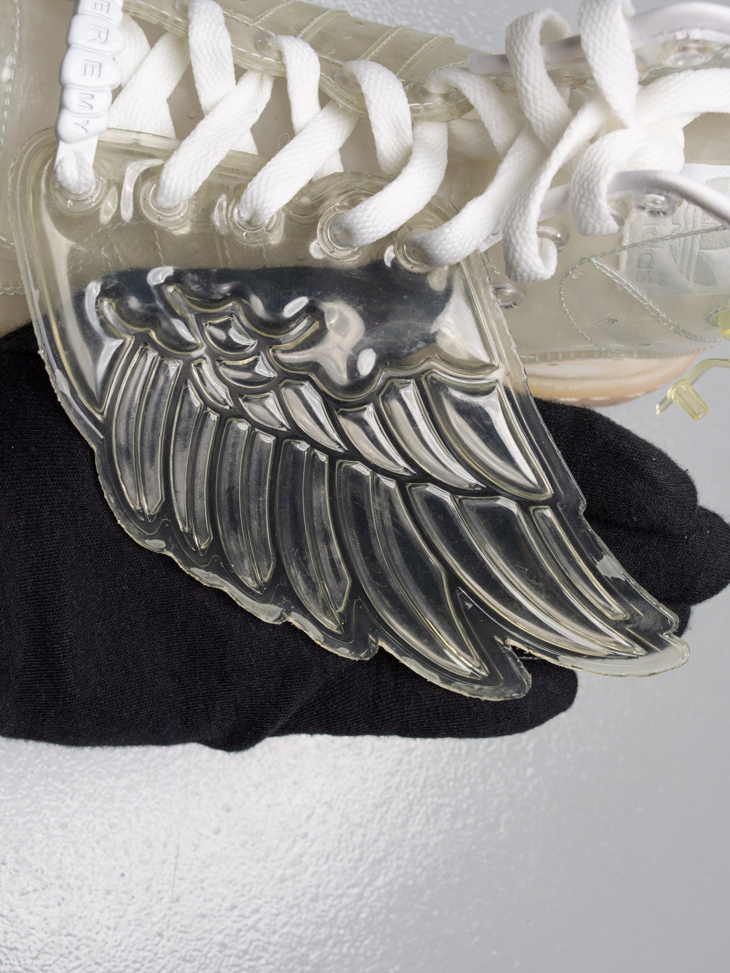 adidas Originals by Jeremy Scott S/S 2011 JS Wings "Clear" - size 39 1/3