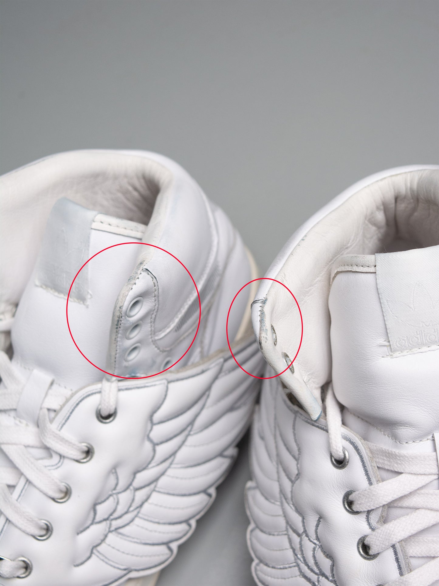 adidas Originals by Jeremy Scott S/S 2009 JS Wings (White/Silver) - size 39 1/3