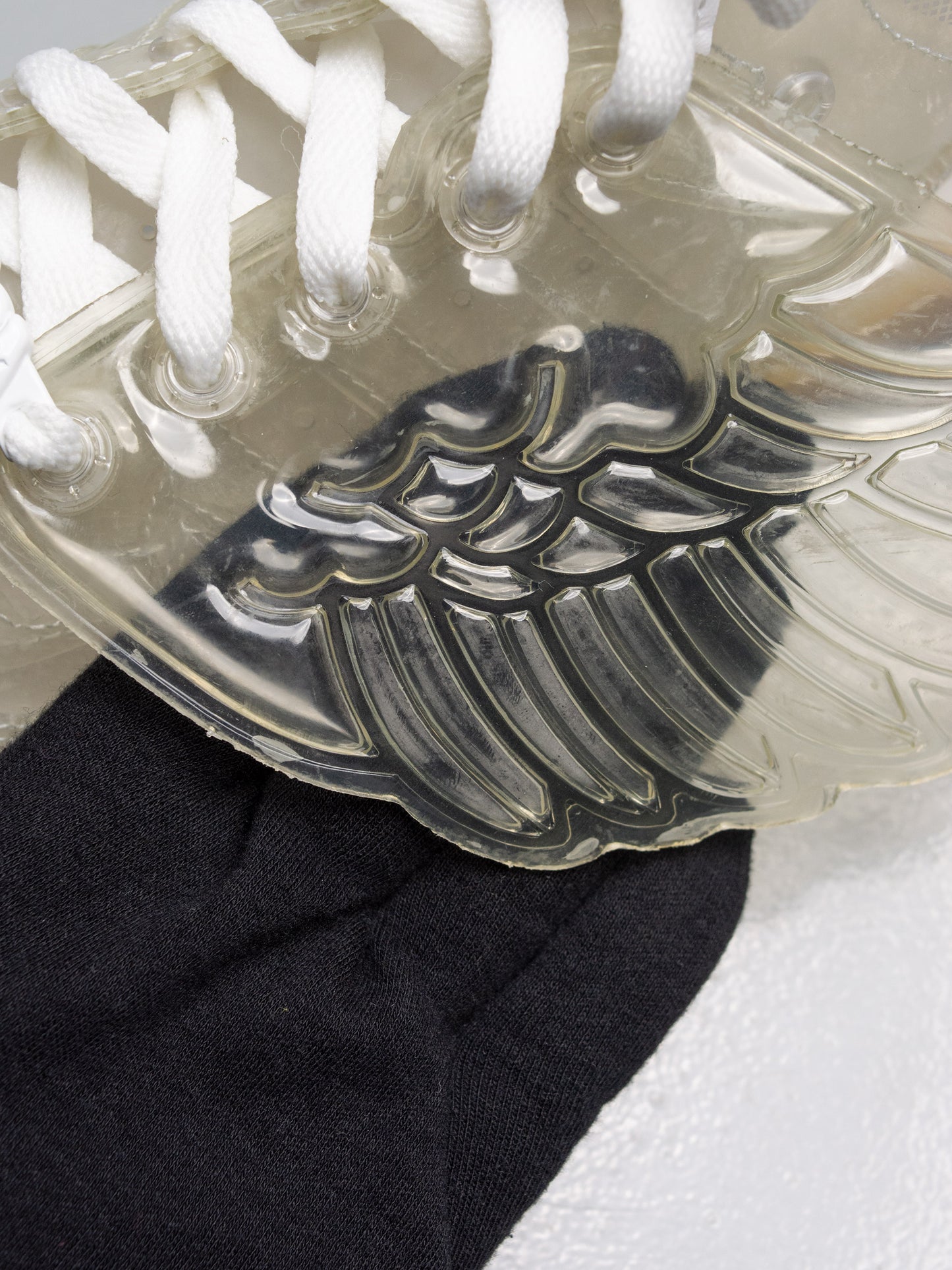 adidas Originals by Jeremy Scott S/S 2011 JS Wings "Clear" - size 39 1/3