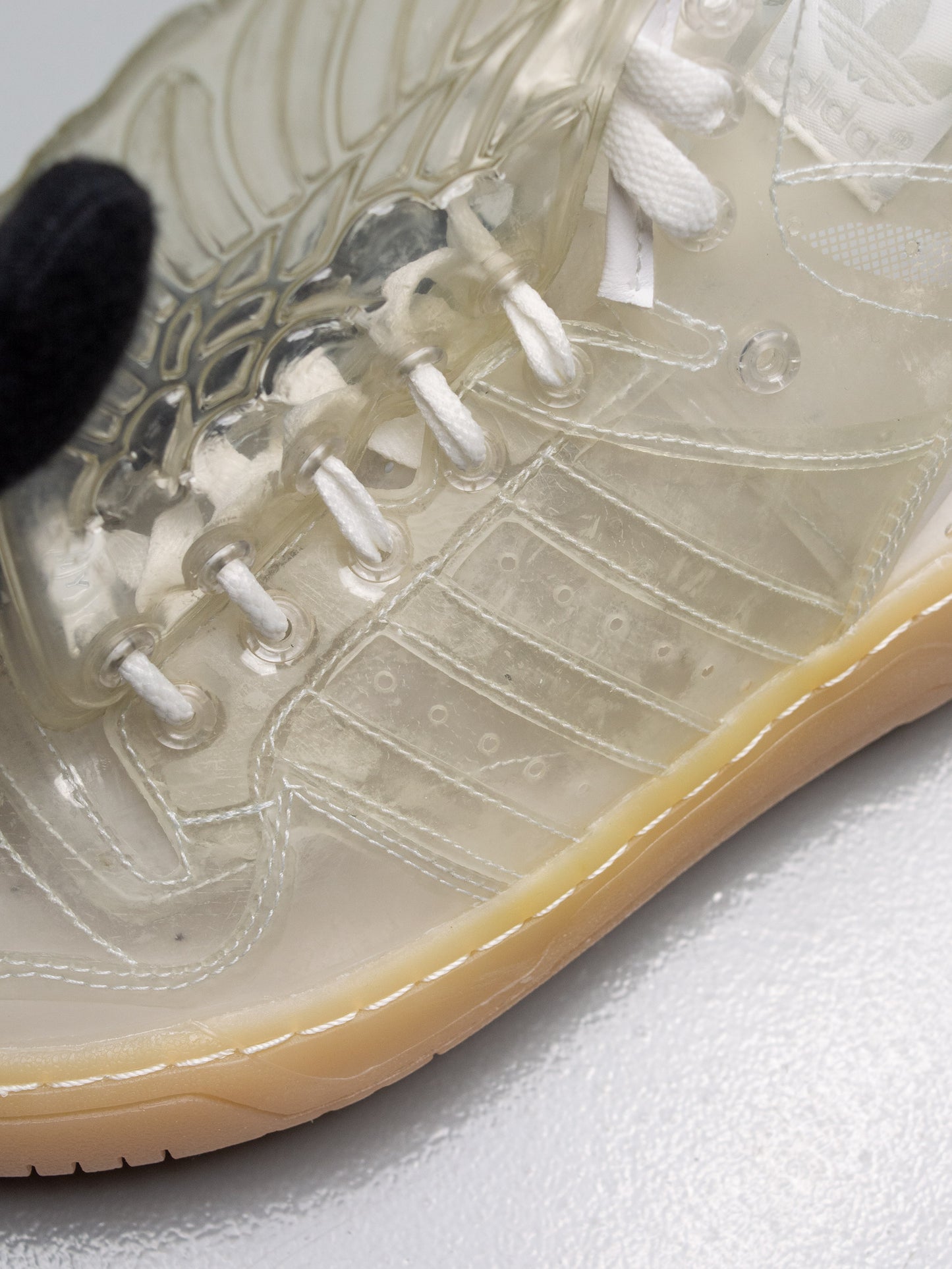 adidas Originals by Jeremy Scott S/S 2011 JS Wings "Clear" - size 39 1/3