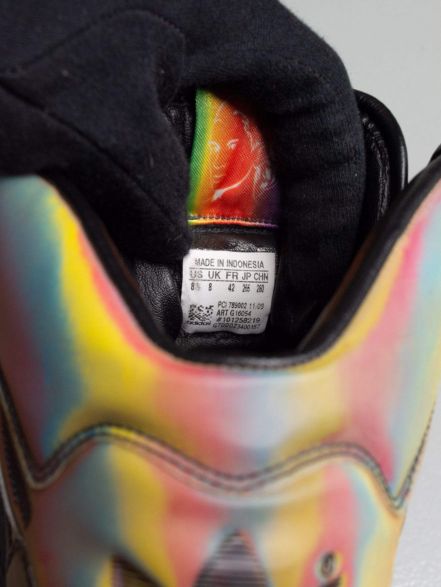 adidas Originals by Jeremy Scott S/S 2010 JS Wings "Rainbow" - size 42