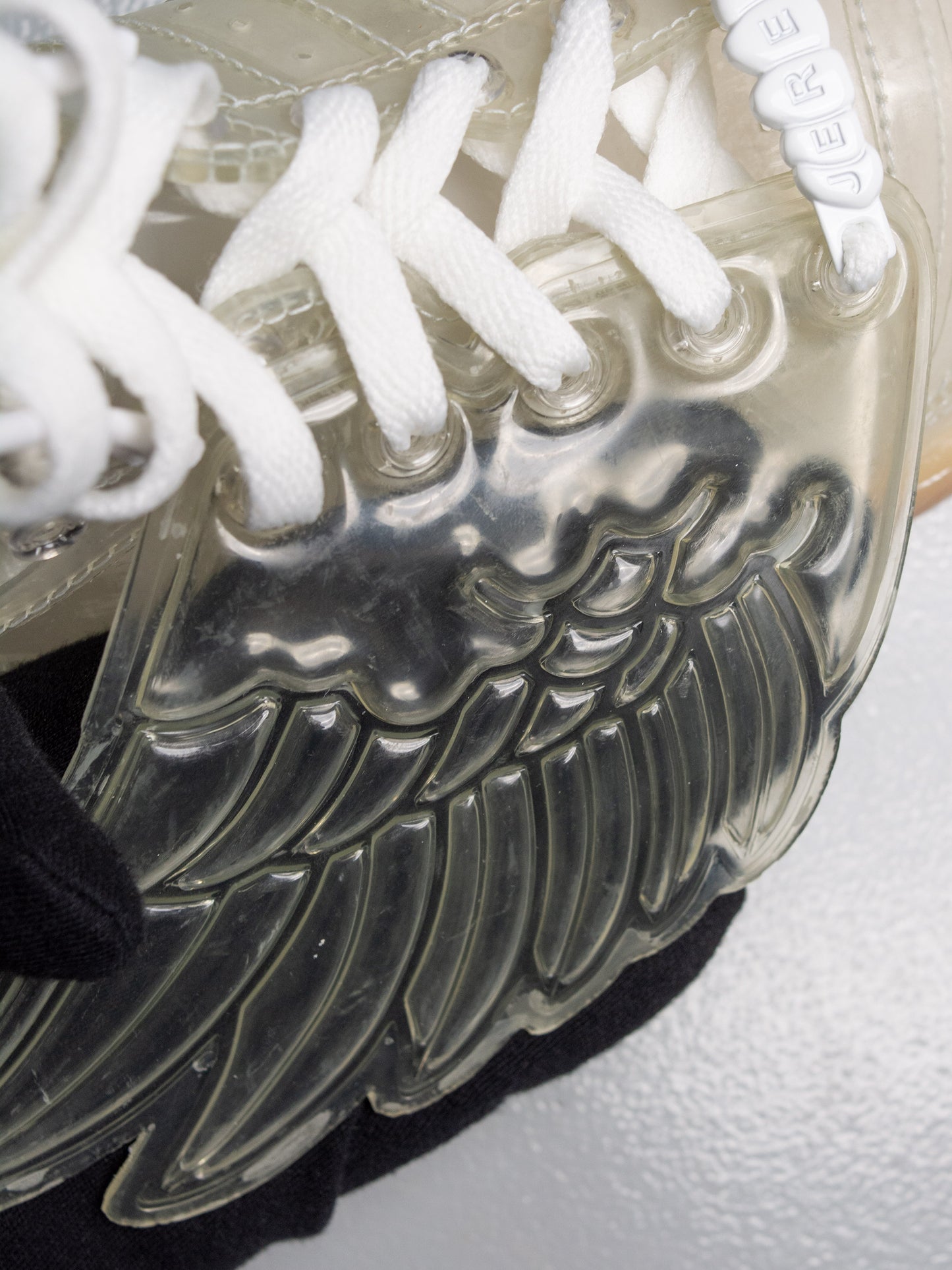 adidas Originals by Jeremy Scott S/S 2011 JS Wings "Clear" - size 39 1/3