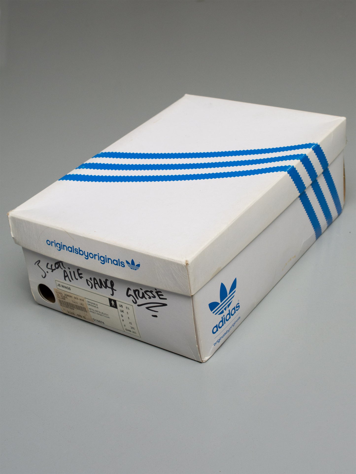 adidas Originals by Jeremy Scott A/W 2009 JS Wings (Metallic Silver/Black) - size 42