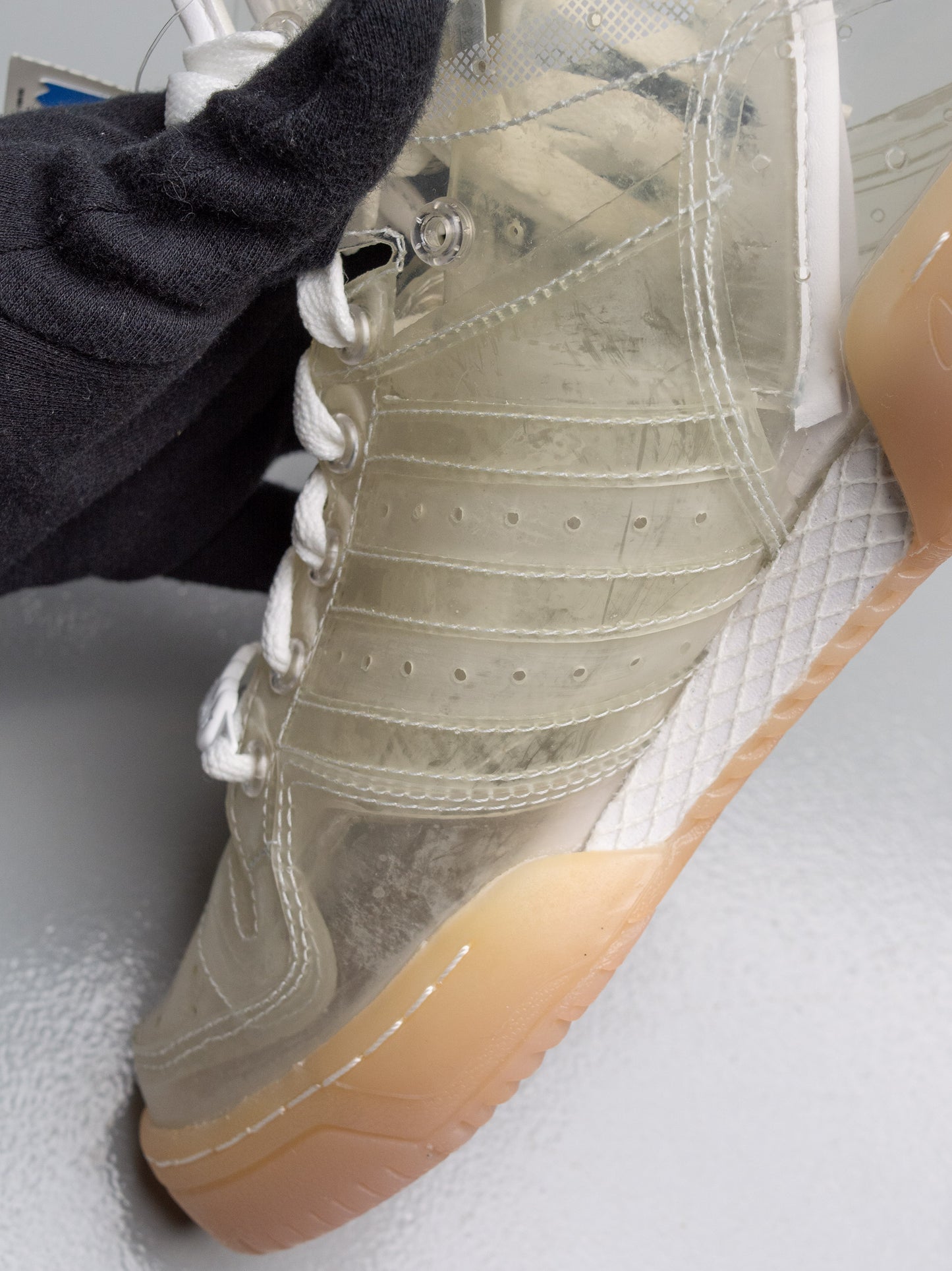 adidas Originals by Jeremy Scott S/S 2011 JS Wings "Clear" - size 39 1/3