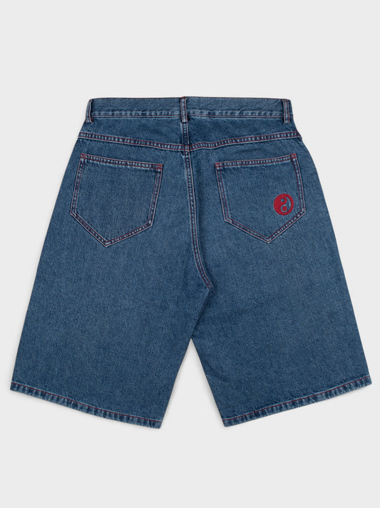 Gosha Rubchinskiy - S/S 2017 - Yin-Yang denim shorts - size S