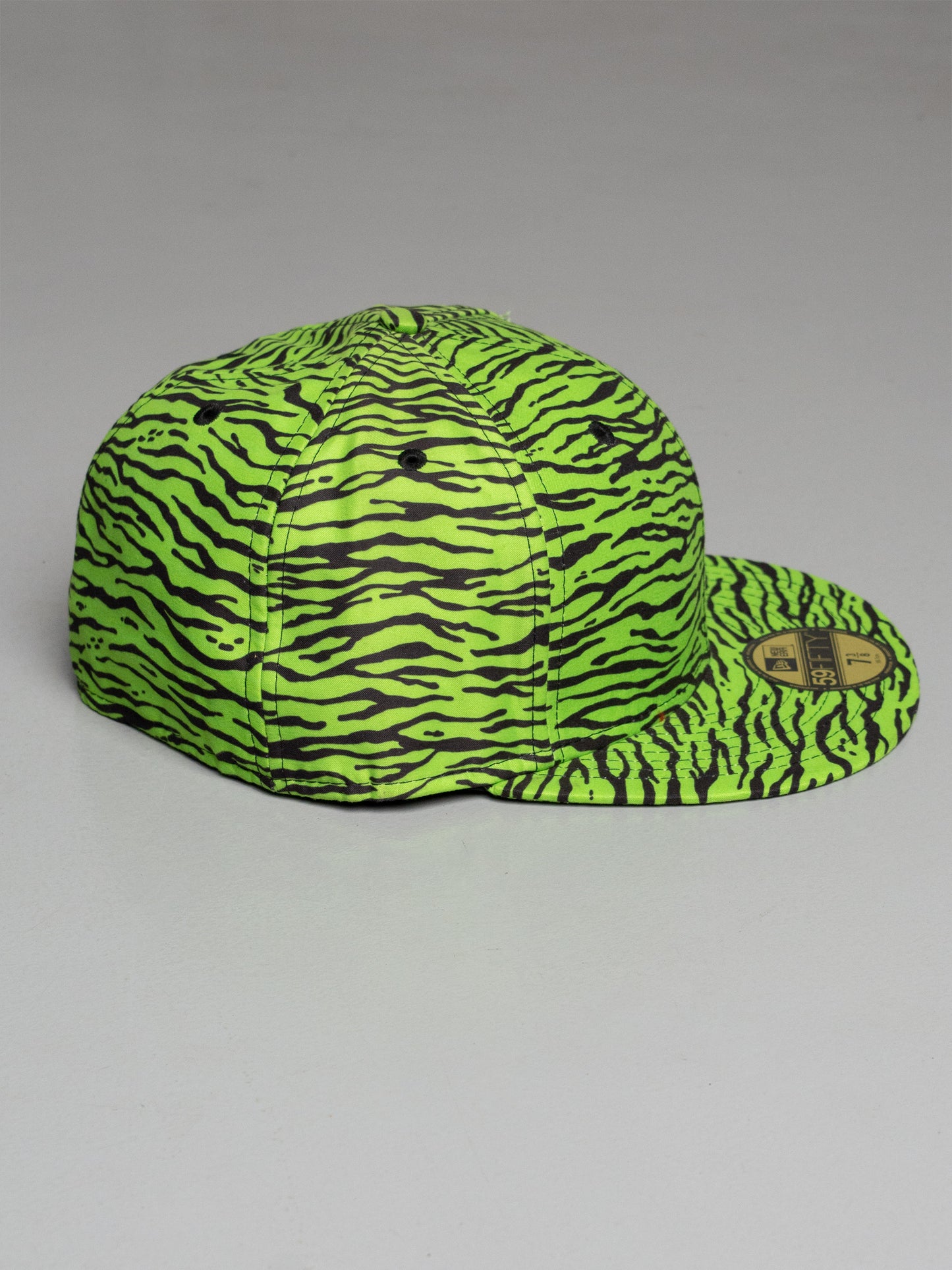 New Era X Jeremy Scott A/W 2013 Green Zebra 59Fifty fitted cap - size 7 3/8