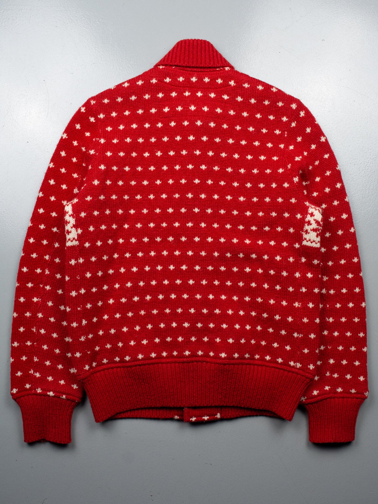 Junya Watanabe MAN Pink A/W 2011 wool knit sweater - women's size S