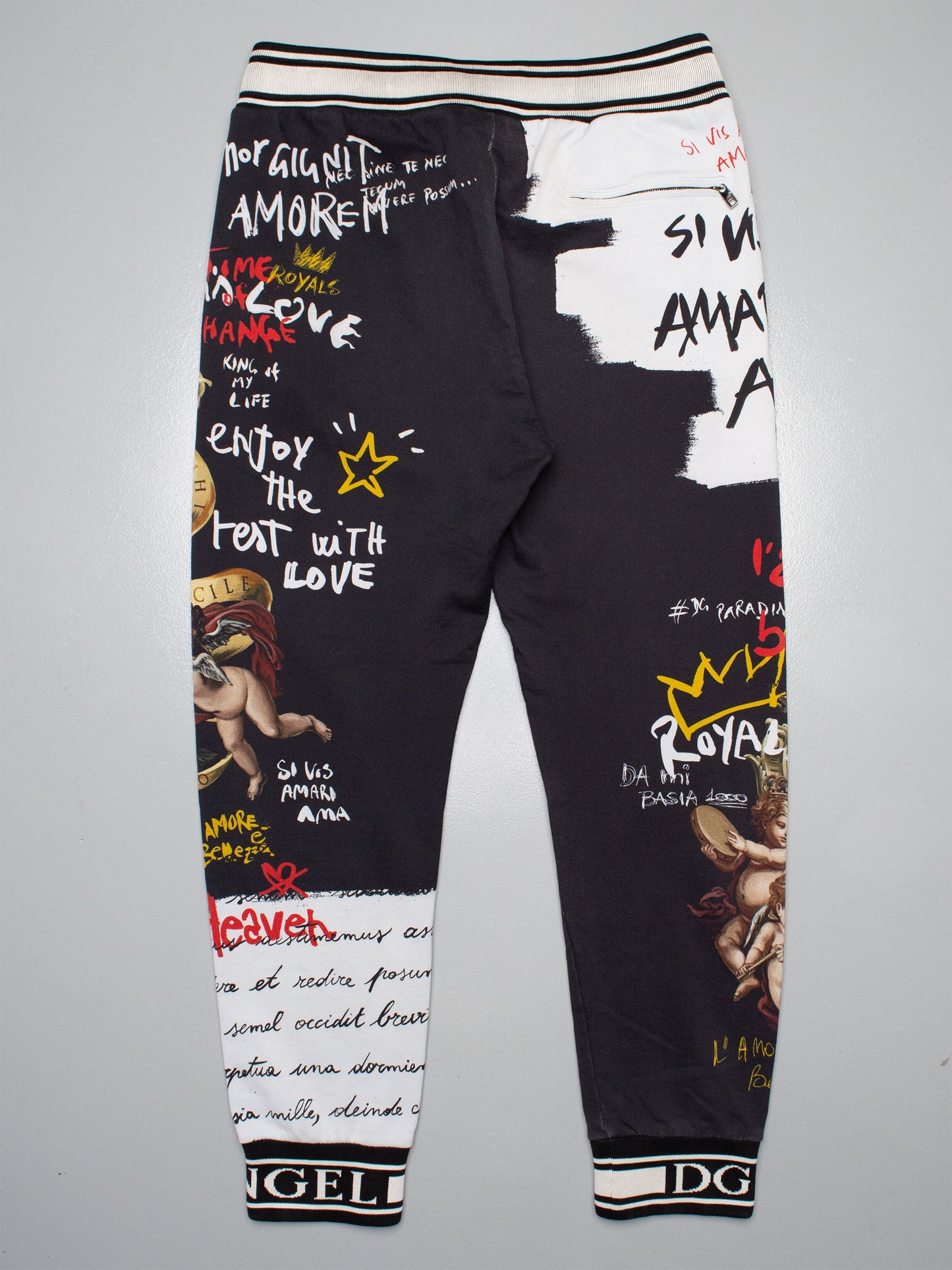 Dolce & Gabbana A/W 2018 "Time of Change" cherubs sweatpants - men's size 48