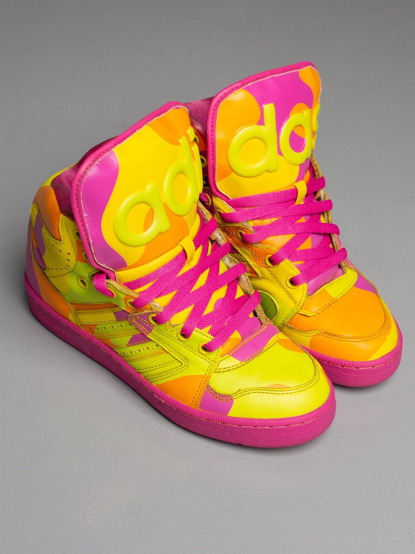 adidas Originals by Jeremy Scott A/W 2013 JS Instinct Hi Neon Camo - size 38