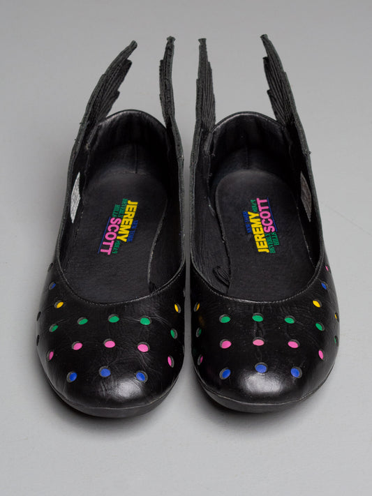 adidas Originals by Jeremy Scott S/S 2011 JS Wings Ballerina Polka Dot - size 39 1/3