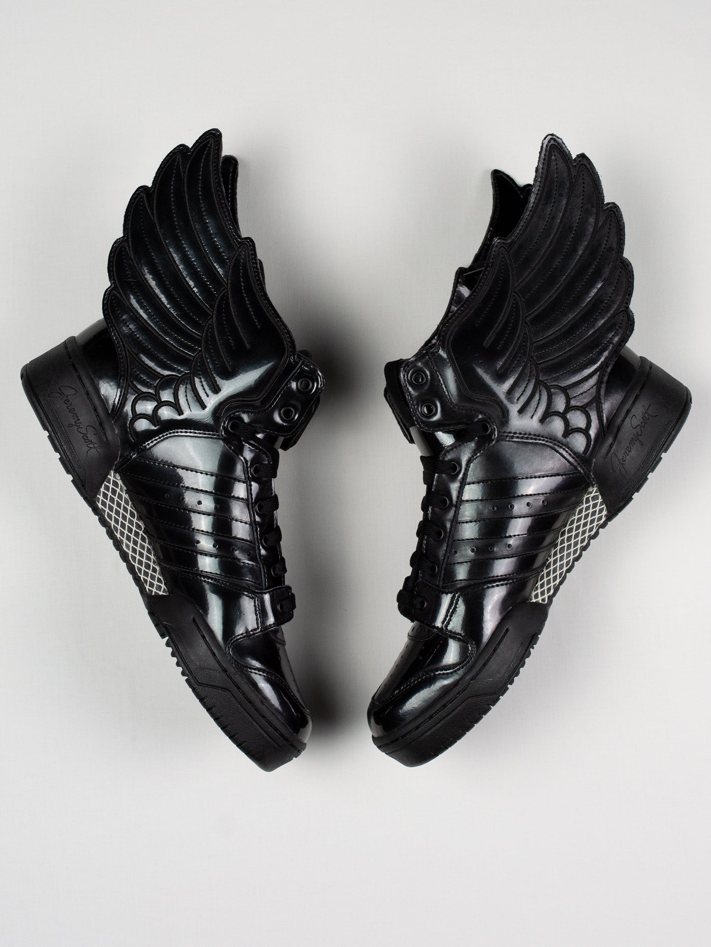 adidas Originals by Jeremy Scott - S/S 2013 - JS Wings 2.0 "Patent Black" - size 43 1/3