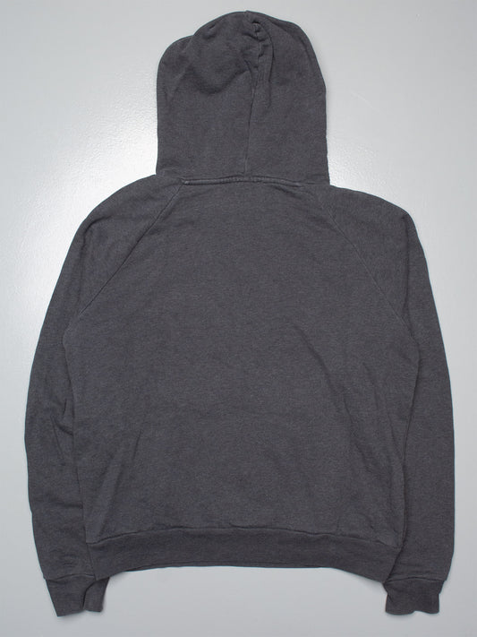 Gosha Rubchinskiy A/W 2017 reflective logo hoodie (dark grey) - size XS