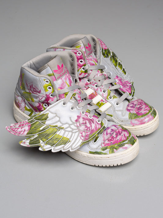 adidas Originals by Jeremy Scott S/S 2015 JS Wings Floral - size 40
