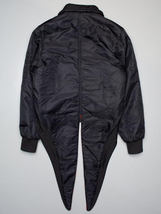 (sample) adidas Originals by Jeremy Scott A/W 2015 Tuxedo Bomber - women's size M