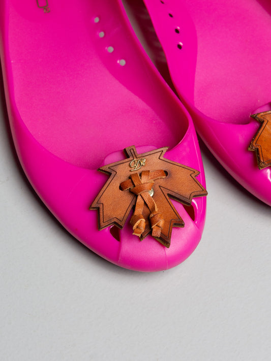 Dsquared2 S/S 2012 rubber flats - size 38